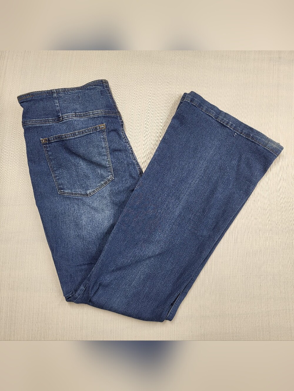 Sofia Jeans by Sofia Vergara Melisa Flare Jeans Women's Size 18 Dark Wash Blue